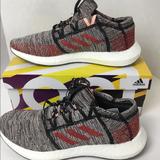 Adidas Shoes | Adidas Originals Go Pure Boost Black Red Pink 11 | Color: Black/Pink | Size: 11