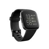 Fitbit Black Versa 2 Black Elastomer Strap Touchscreen Smartwatch