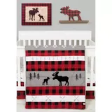 Trend Lab® Kids Baby Lumberjack Moose 3 Piece Crib Bedding Set