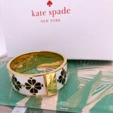 Kate Spade Jewelry | Kate Spade Floral Enamel Bangle Bracelet | Color: Gold | Size: Os