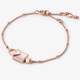 Michael Kors Jewelry | Michael Kors 14k Rse Gldrose Quartz Bracelet | Color: Gold/Pink | Size: Os