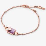Michael Kors Jewelry | Michael Kors 14k Rose Goldamethyst Bracelet | Color: Gold/Purple | Size: Os