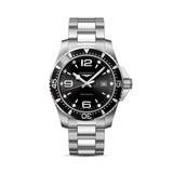Hydroconquest Automatic 44 Mm Black Dial Mens Watch - Metallic - Longines Watches