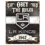 Los Angeles Kings 14.5'' x 11.5'' Embossed Metal Sign