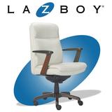 La-Z-Boy Dawson Ergonomic Modern Executive Office Chair w/ Adjustable High Back Lumbar Support Upholstered in Gray | Wayfair CHR10083A