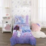 Disney Frozen II 4 Piece Toddler Bedding Set Polyester in Indigo | Wayfair 4083416P