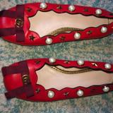 Gucci Shoes | Authentic Gucci Ballet Flats | Color: Red | Size: 9