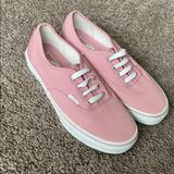 Vans Shoes | Authentic Zephyr True White Vans | Color: Pink | Size: 7.5