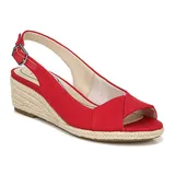LifeStride Socialite Women's Wedge Sandals, Size: 9.5 Wide, Red