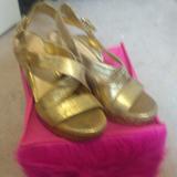 Jessica Simpson Shoes | 50% Off! Jessica Simpson Platforms | Color: Gold/Tan | Size: 7.5