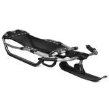 Costway Snow Racer Sled with Textured Grip Handles and Mesh Seat