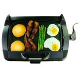 Ovente BBQ Non Stick Electric Grill & Griddle Maker w/ Glass Lid, Size 4.7 H x 14.4 D in | Wayfair GR2001B