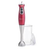 Betty Crocker Hand Immersion Blender, Stainless Steel in Red, Size 15.25 H x 3.0 W x 3.5 D in | Wayfair BC-3302CMR