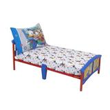 Disney Mickey Mouse Having Fun 2 Piece Toddler Bedding Set Polyester in Blue/Gray/Green | Wayfair 5954396