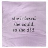 East Urban Home Handwritten Women Empowerment Quote Napkin Polyester in Red/White, Size 10.0 W x 10.0 D in | Wayfair