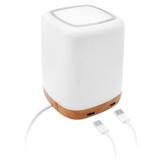 Macally USB Ports Night Light Plastic in White, Size 8.0 H x 4.75 W x 4.75 D in | Wayfair LAMPCHARGESQ