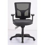 Lorell Conjure Executive Mid-Back Mesh Back Chair Frame Upholstered in Black, Size 43.7 H x 25.6 W x 26.0 D in | Wayfair 62003