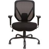 Lorell Soho Big & Tall Mesh Back Chair Upholstered in Black/Gray, Size 42.13 H x 29.5 W x 29.5 D in | Wayfair 81804