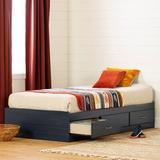 Asten Mate's & Captain's Standard Bed by South Shore Wood in Blue, Size 14.0 H x 40.5 W x 76.25 D in | Wayfair 12726