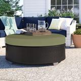Wildon Home® Ammeera Rattan Coffee Table Wicker/Rattan, Resin in Brown, Size 19.0 H x 43.0 W x 43.0 D in | Outdoor Furniture | Wayfair