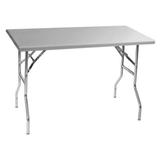 RoyalIndustries,Inc. Folding Work Table Stainless Steel Workbench Top Stainless Steel in Gray, Size 31.0 H x 30.0 W x 72.0 D in | Wayfair