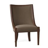 Side Chair - Fairfield Chair Savoy 24.5" Wide Side Chair Polyester/Other Performance Fabrics in Brown, Size 38.0 H x 24.5 W x 26.0 D in | Wayfair