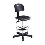 Safco Products Company Soft-Tough Drafting Chair, Steel in Black, Size 25.0 W x 25.0 D in | Wayfair 6912