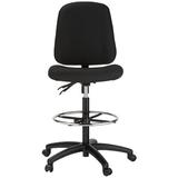 Ebern Designs Balvin Drafting Chair Upholstered in Black, Size 44.0 H x 20.0 W x 22.0 D in | Wayfair 2B34B41C4EDB4F3D96834DA6F98CFE85