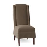 Fairfield Chair Reed Dining Chair Polyester/Upholstered/Fabric in Gray, Size 44.0 H x 21.0 W x 29.0 D in | Wayfair 6086-05_3152 65_Hazelnut
