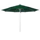 Arlmont & Co. Hibo 11' Market Sunbrella Umbrella Metal in Green, Size 107.0 H in | Wayfair 3521D96565514353B91D44EC0F542BD4