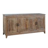 Gracie Oaks Ogorman Reclaimed Merchant Sideboard Wood in Brown/Green, Size 35.75 H x 71.0 W x 22.0 D in | Wayfair 70982230F8174A8A97021B2D8239850A