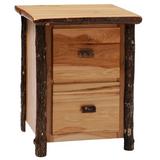 Loon Peak® Cleary 2-Drawer Vertical Filing Cabinet Wood in Brown, Size 34.0 H x 27.0 W x 24.0 D in | Wayfair 87103