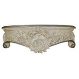 Astoria Grand Floral Wreath Bedcrown Wall Decor in Yellow/Brown, Size 8.0 H x 24.0 W x 7.0 D in | Wayfair 2524CGS