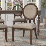 Laurel Foundry Modern Farmhouse® Riggio 4 - Person Dining Set Wood/Upholstered Chairs in Black, Size 30.0 H in | Wayfair
