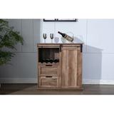 Union Rustic Kolar Bar Cabinet Wood in Brown, Size 31.5 H x 15.75 D in | Wayfair F107D8ECD5C246098D2FD7B8B4C9E2EF