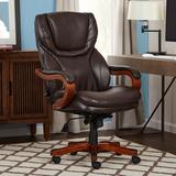 Serta at Home Executive Chair Upholstered in Brown/Gray, Size 43.5 H x 27.25 W x 29.5 D in | Wayfair 43506A
