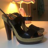 Jessica Simpson Shoes | Black Heels 6 Inch | Color: Black/Brown | Size: 7