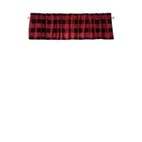Trend Lab® Kids Baby Red And Black Buffalo Check Window Valance