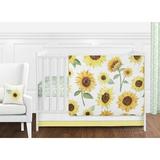 Sweet Jojo Designs Sunflower Collection 11 Piece Crib Bedding Set Polyester in Brown/Yellow | Wayfair Sunflower-11
