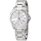 Sport Conquest Chronograph Watch L37024766 - Metallic - Longines Watches