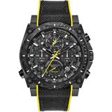 Precisionist Chronograph Black Dial Mens Watch - Black - Bulova Watches