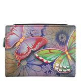 Anna by Anuschka Two-Fold Clutch Wallet Multi No Size Leather