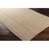 Brown Area Rug - Rosalind Wheeler Mobley Handwoven Wheat Rug Jute & Sisal in Brown, Size 96.0 W x 0.01 D in | Wayfair