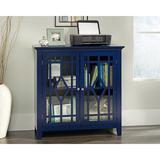 Highland Dunes Dingler 2 Door Square Accent Cabinet, Glass, Size 36.0 H x 36.0 W x 15.0 D in | Wayfair 293F4E5CFC864E15B2FD1BD0729431AC