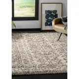 Safavieh Hudson Shag Chic Geometric Moroccan Area Rug Collection, 5 X 5 Round