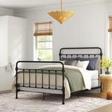 Sand & Stable™ Tewksbury Low Profile Standard Bed Metal in Black, Size 51.63 H x 58.5 W x 82.25 D in | Wayfair 1DB8E7FBABEC4345A5E3A0E03D4AF98B