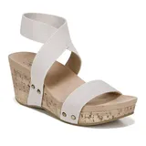 LifeStride Del Mar Women's Wedge Sandals, Size: 9.5, White