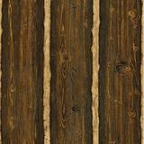 Millwood Pines Ketchum Log Cabin 33' x 20.5" Wood 3D Embossed Wallpaper Vinyl in Black/Brown, Size 21.0 W in | Wayfair TLL41382