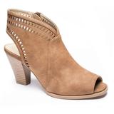 Rylie Peep Toe Bootie - Brown - Chinese Laundry Boots