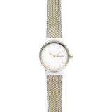 Freja Two-tone Stainless Steel Mesh Bracelet Watch - Metallic - Skagen Watches